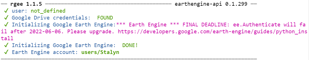 Session started successfully