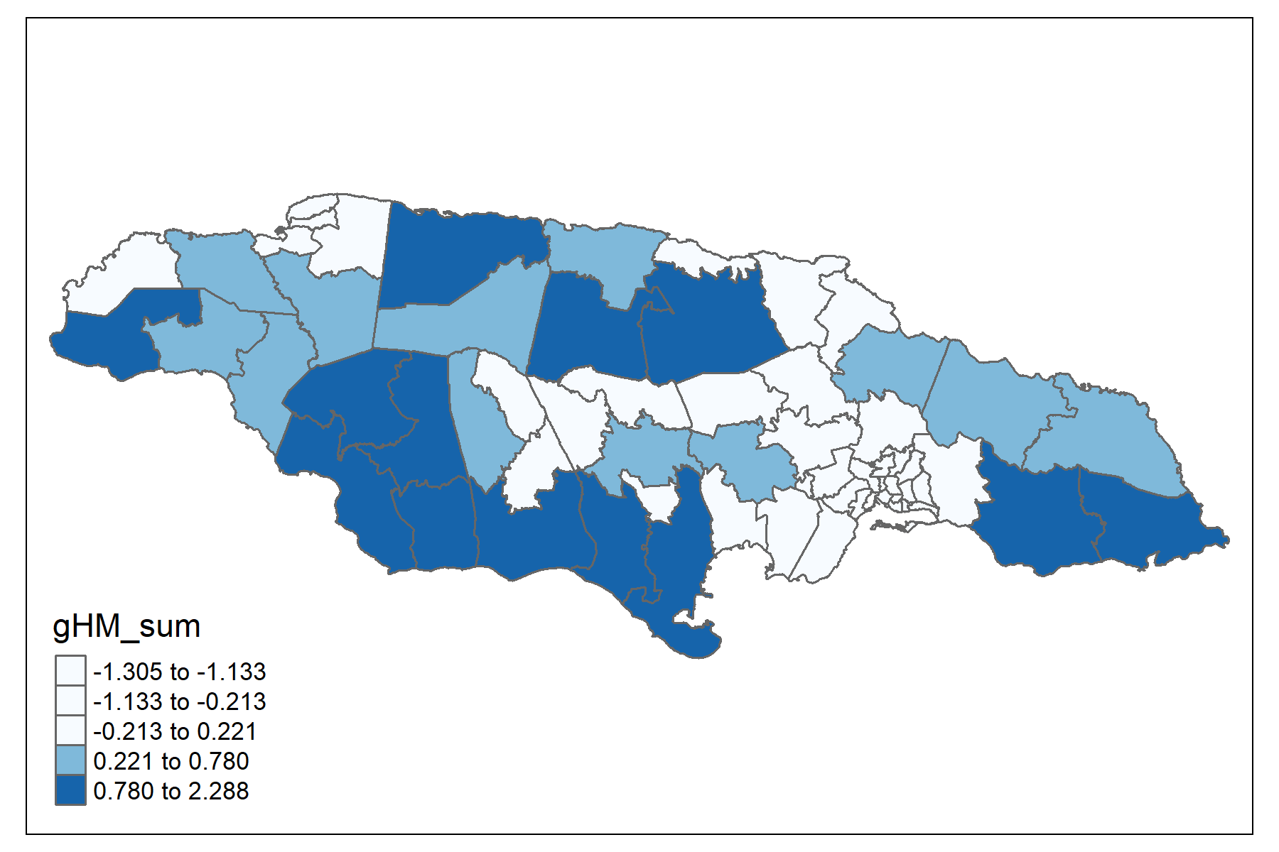 Human Modification Sum